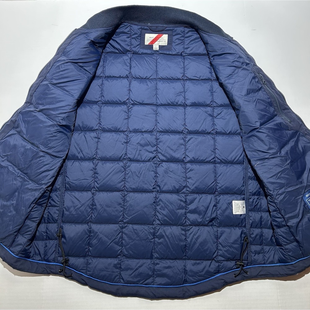 Best Made Co. Puffer Vest Men's Size Large Navy Blue Goose Down 800 Fill Quilted - Picture 7 of 10